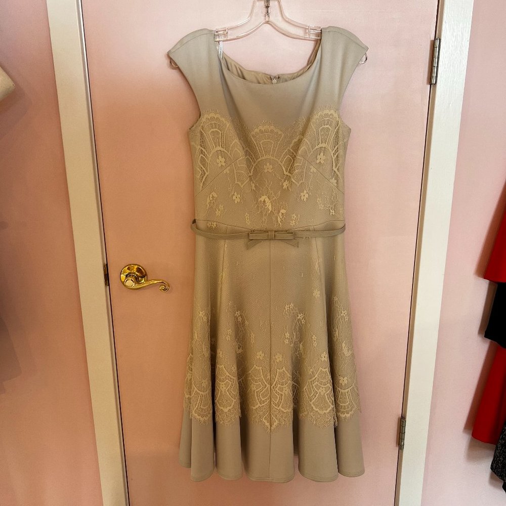 Tadashi Beige Dress